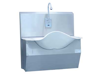 Medical unit stainless hand washing pool